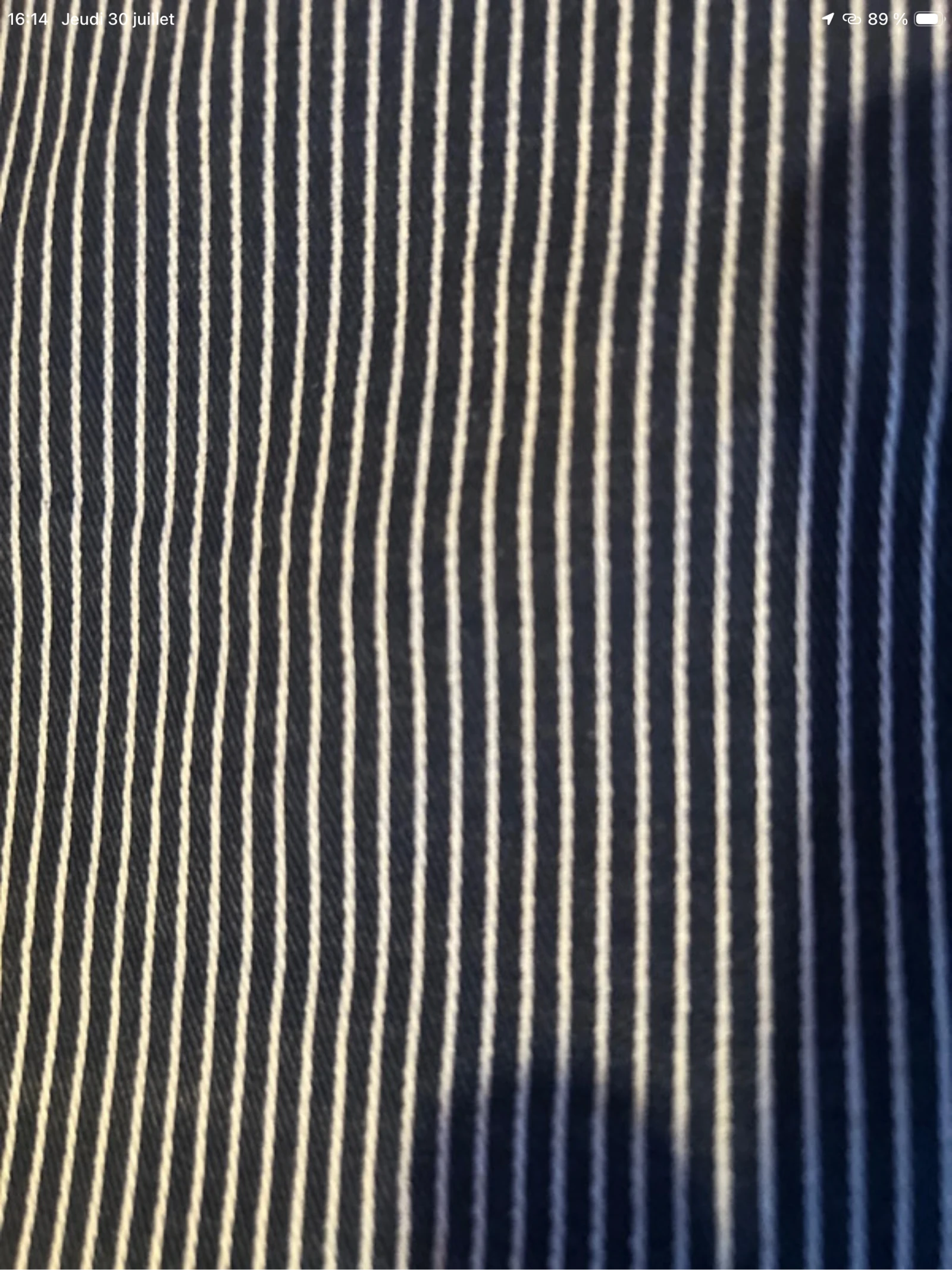 PANTALÓN CORTO H&M A RAYAS AZUL MARINO Y BLANCO H&M💕 – photo 3